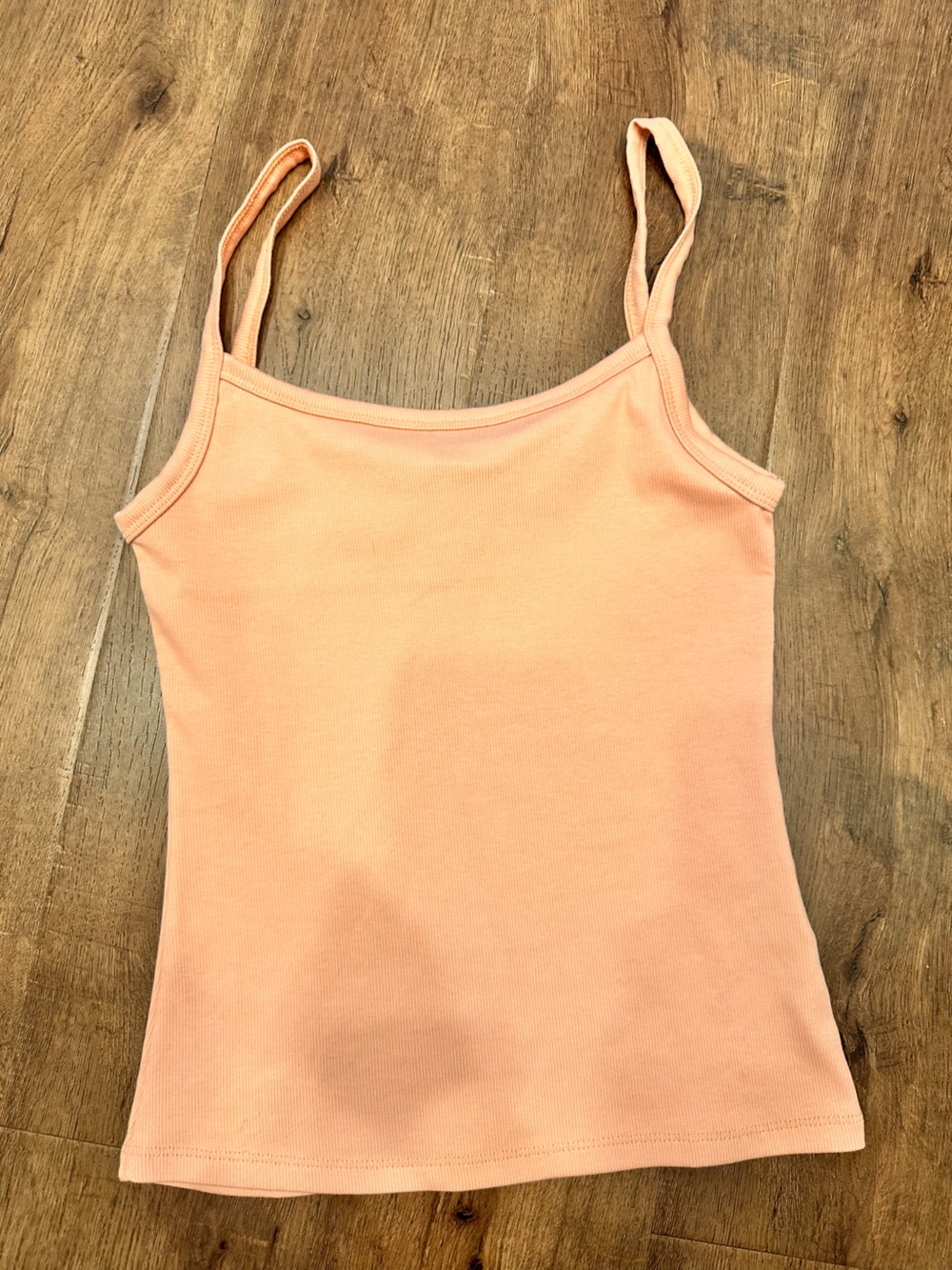 H&M Women's Peach Spaghetti Strap Tank Top size S NWT